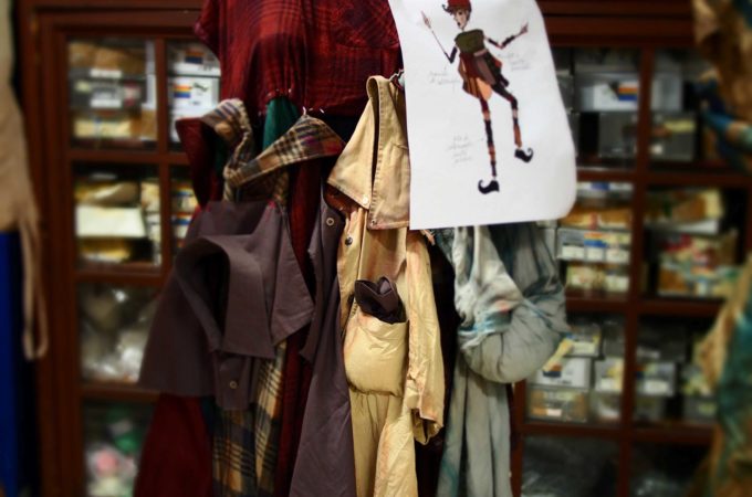 11 Costume Arlecchino in lavorazione